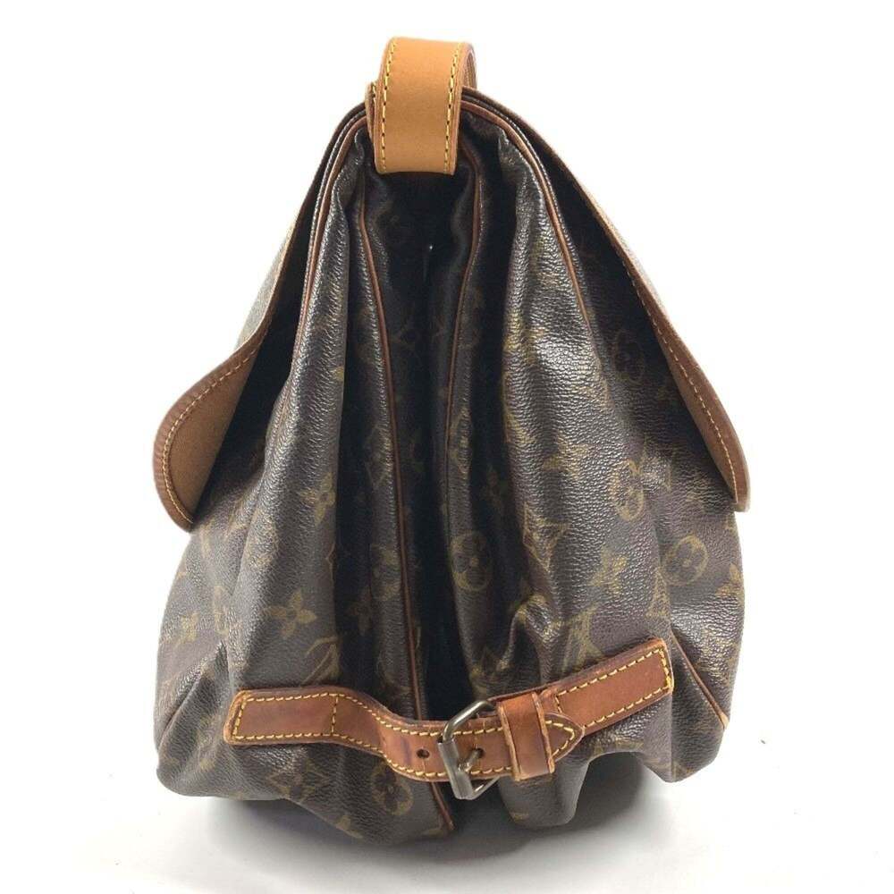 LOUIS VUITTON M42254 Monogram Saumur 35 Handbag, Crossbody Bag, Flap Shoulder... - Picture 4 of 16